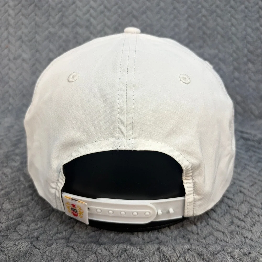 Old Milwaukee Beer Rope Hat White Black Snapback Hat Rare Sample Tag